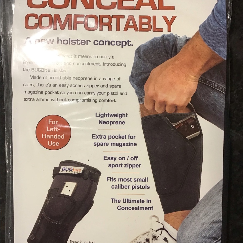Left Handed Ankle Holster